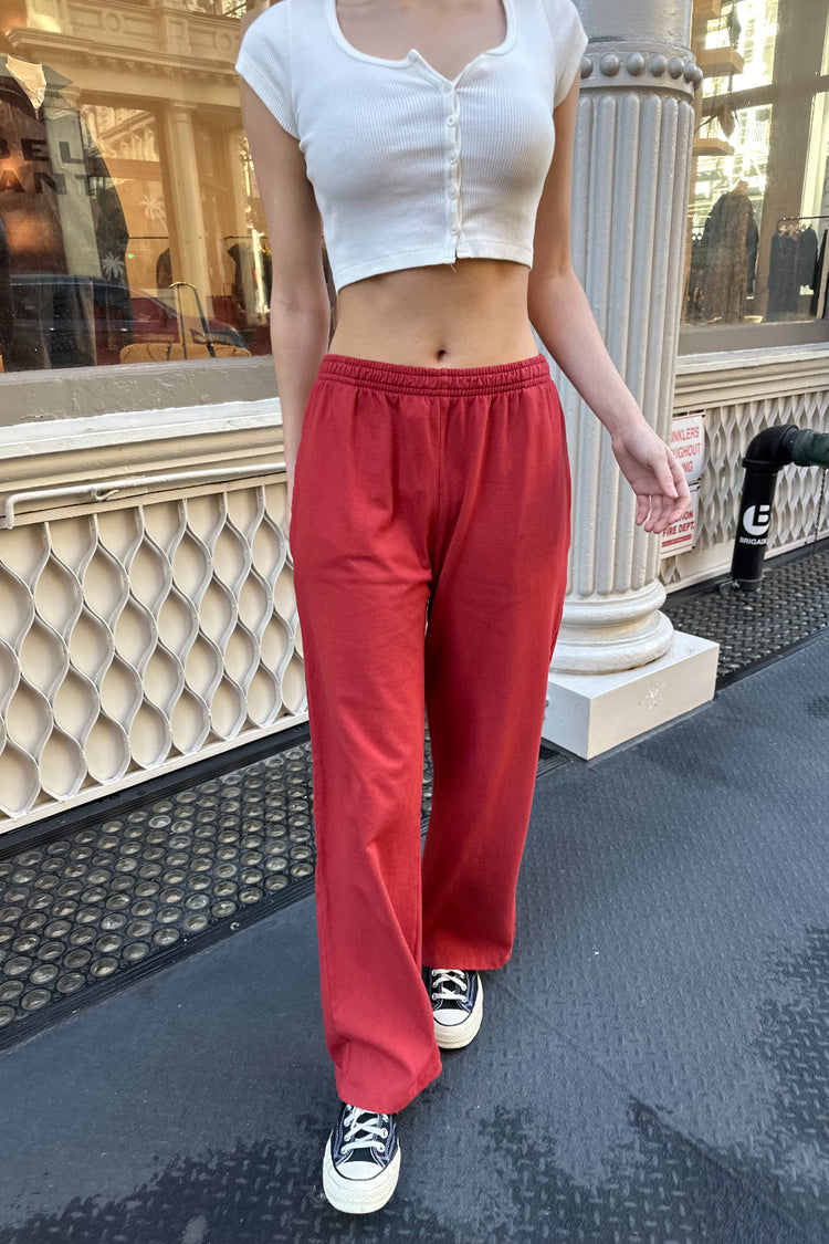 Anastasia Sweatpants | Red / S/M