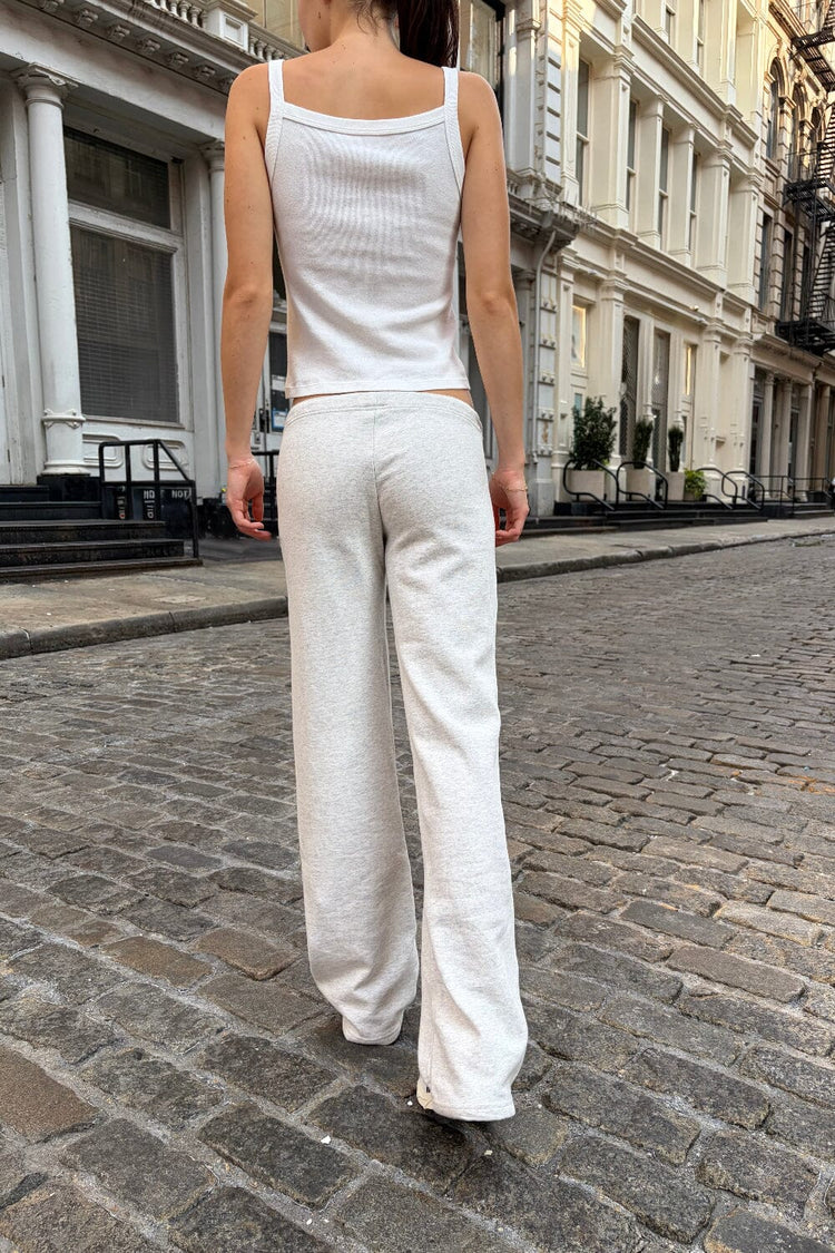 Anastasia Tie Sweatpants | Silver Grey / XS/S