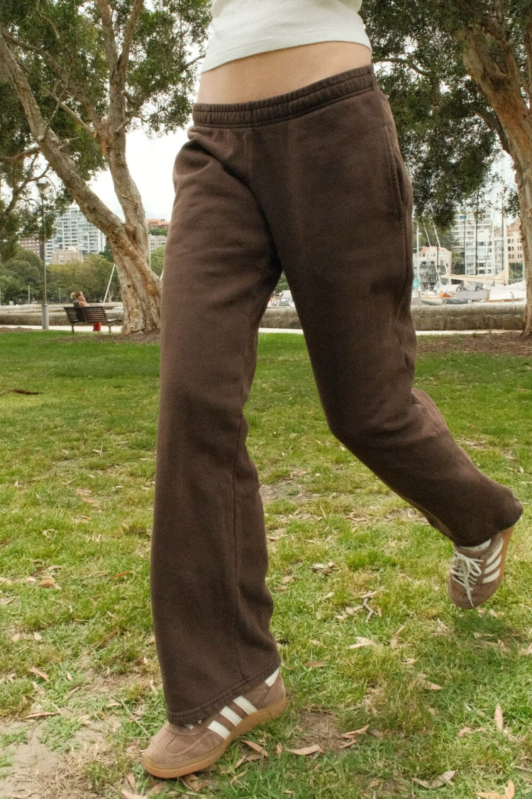 Anastasia Tie Sweatpants | Mocha