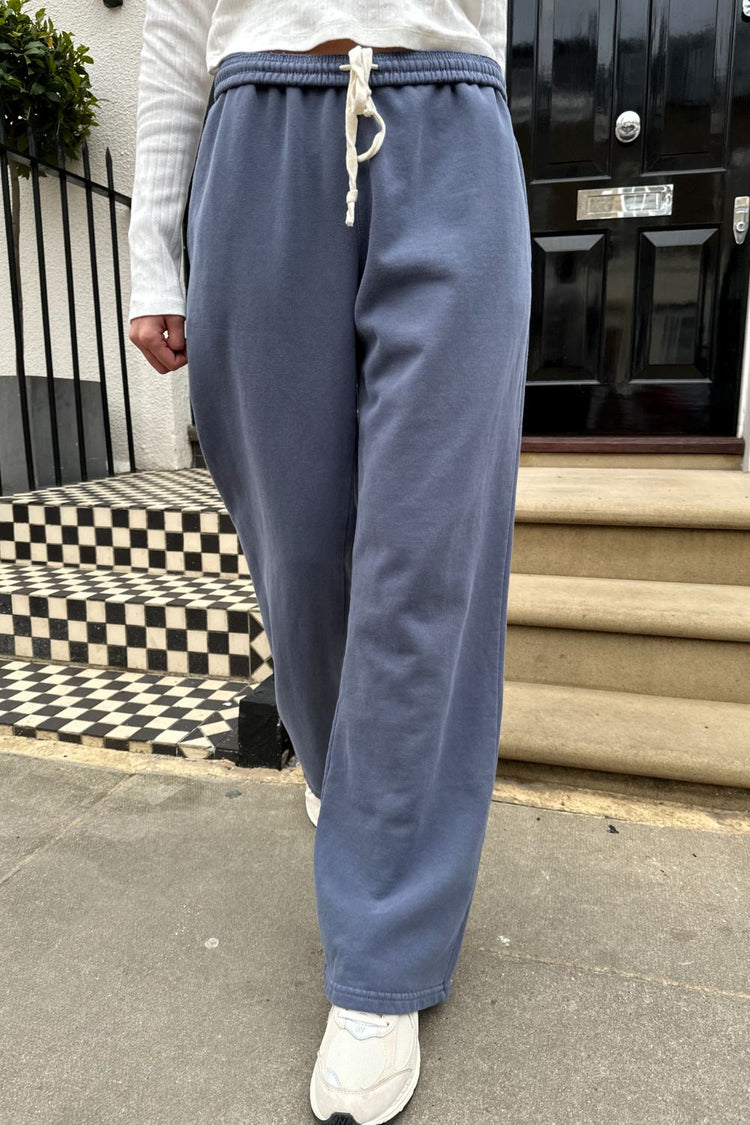 Anastasia Tie Sweatpants | Faded Blue / XS/S