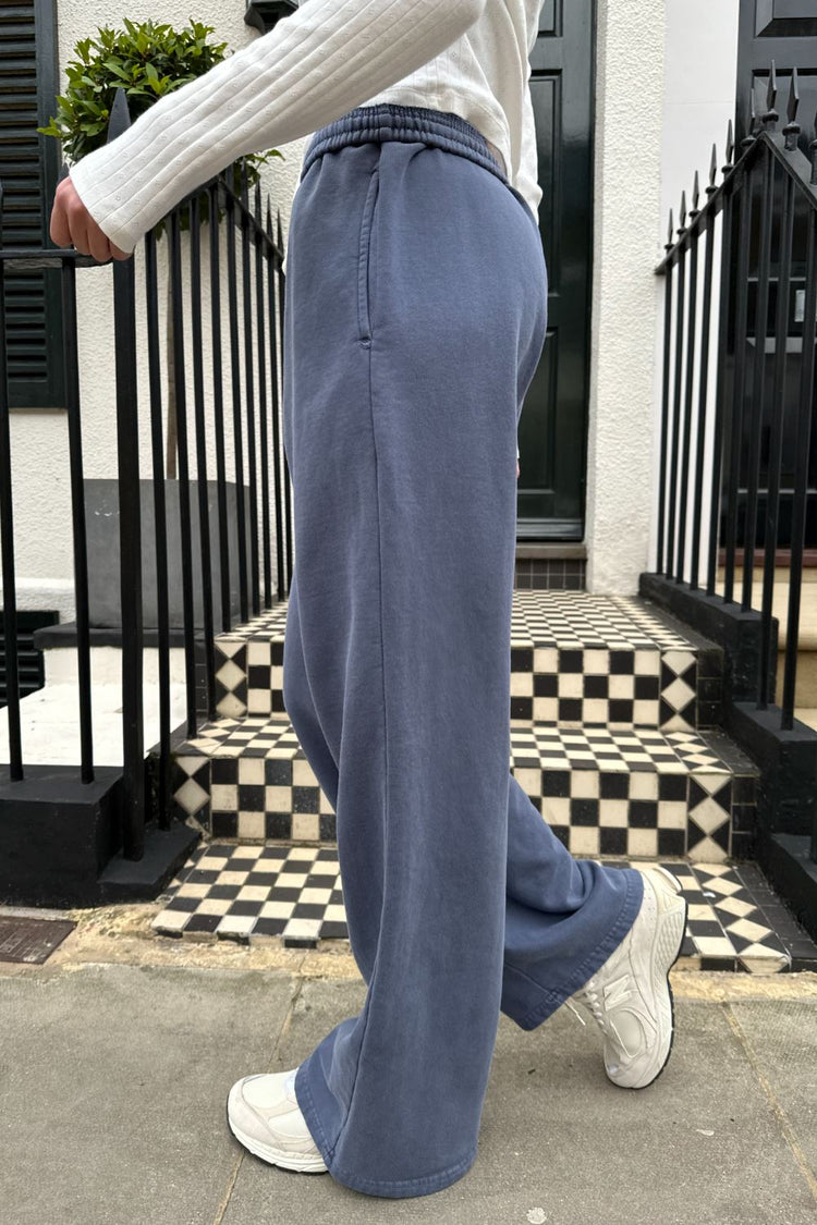 Anastasia Tie Sweatpants | Faded Blue / XS/S