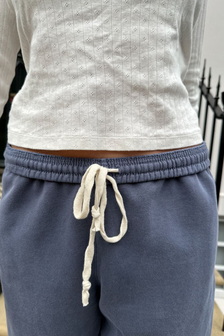 Anastasia Tie Sweatpants | Faded Blue / XS/S