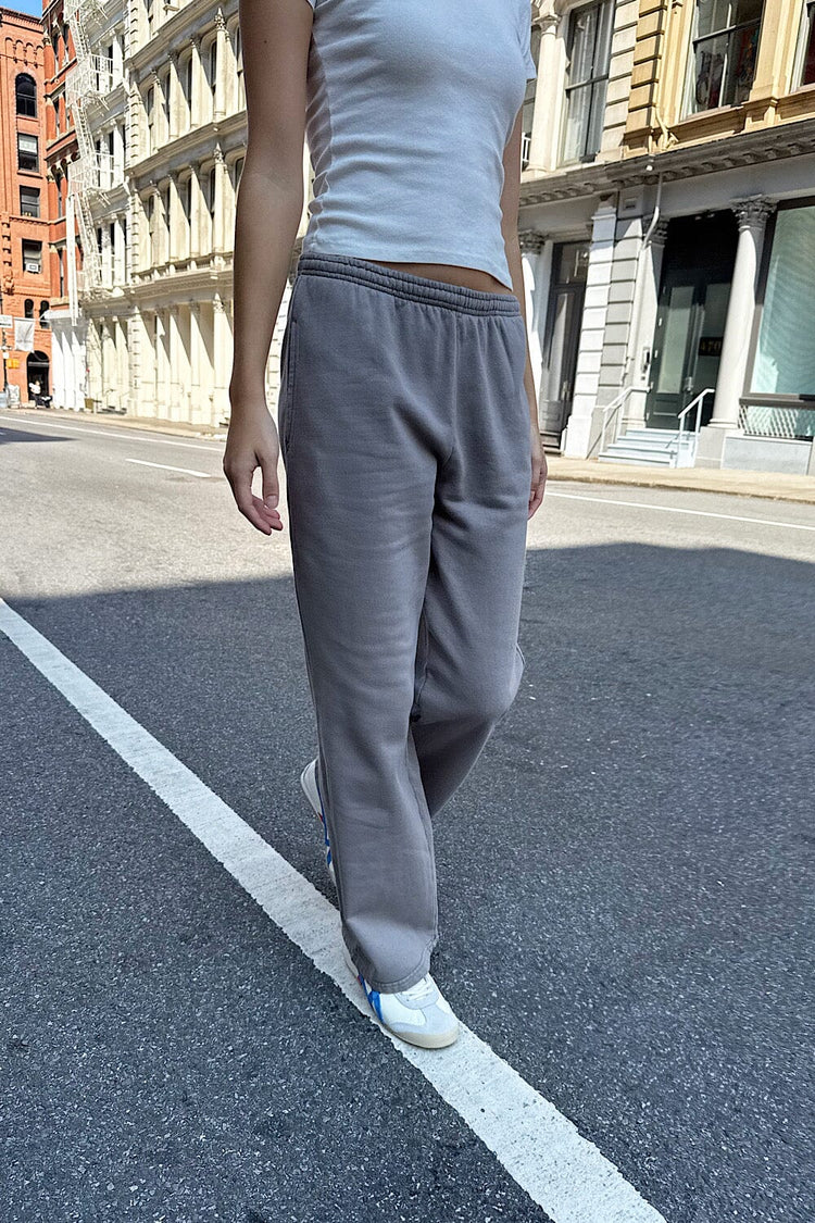 Anastasia Tie Sweatpants | Light Charcoal Grey / S/M