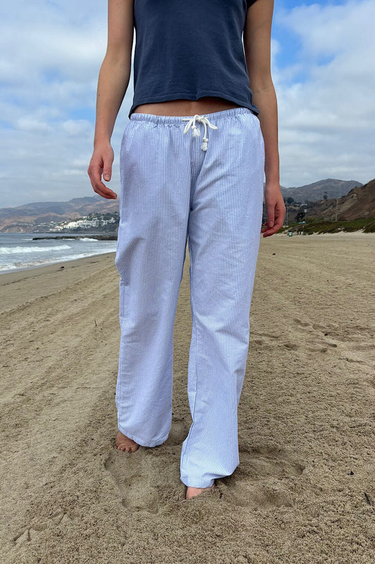 White Light Blue Striped / S/M