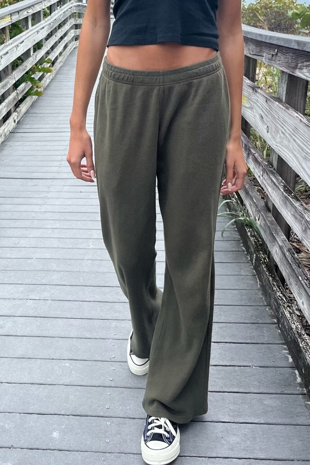 Anastasia Thermal Sweatpants | Olive /  XS/S
