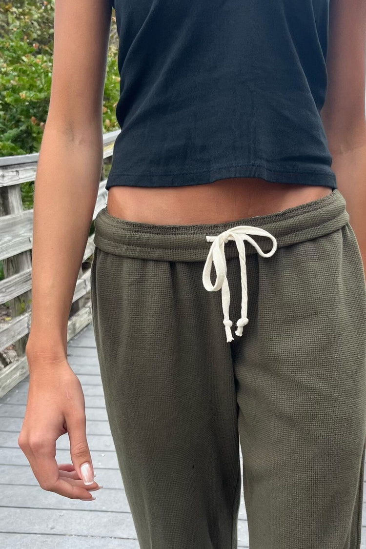 Anastasia Thermal Sweatpants | Olive /  XS/S
