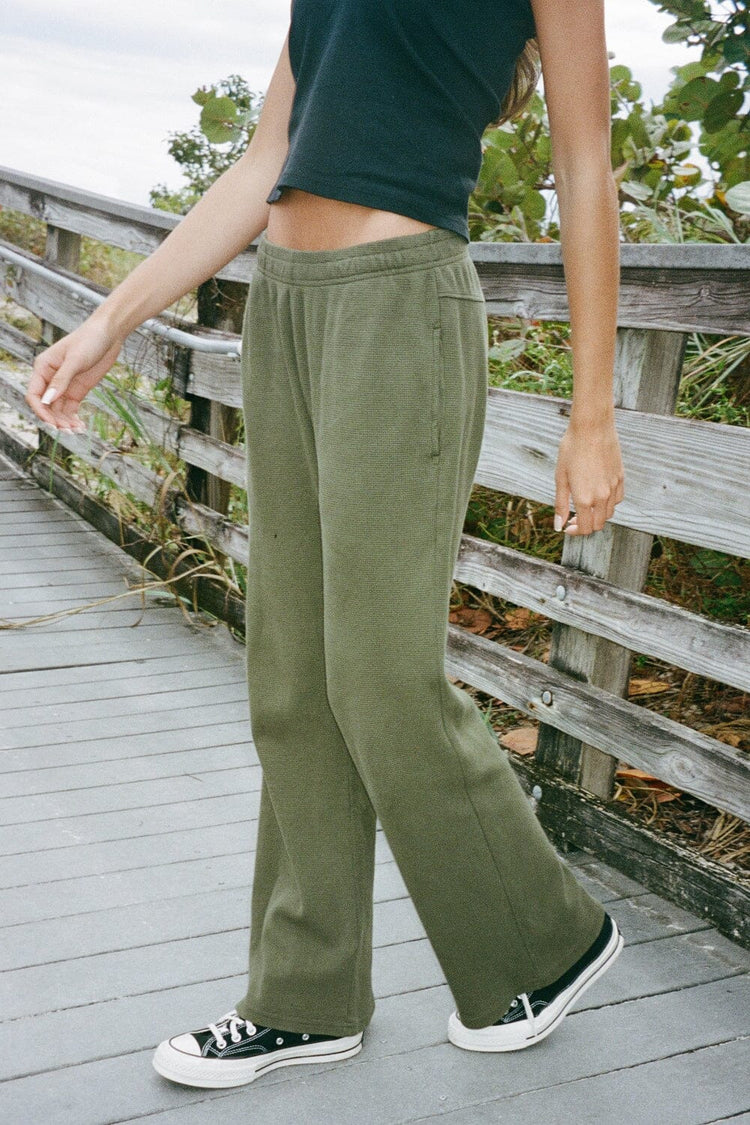 Anastasia Thermal Sweatpants | Olive /  XS/S