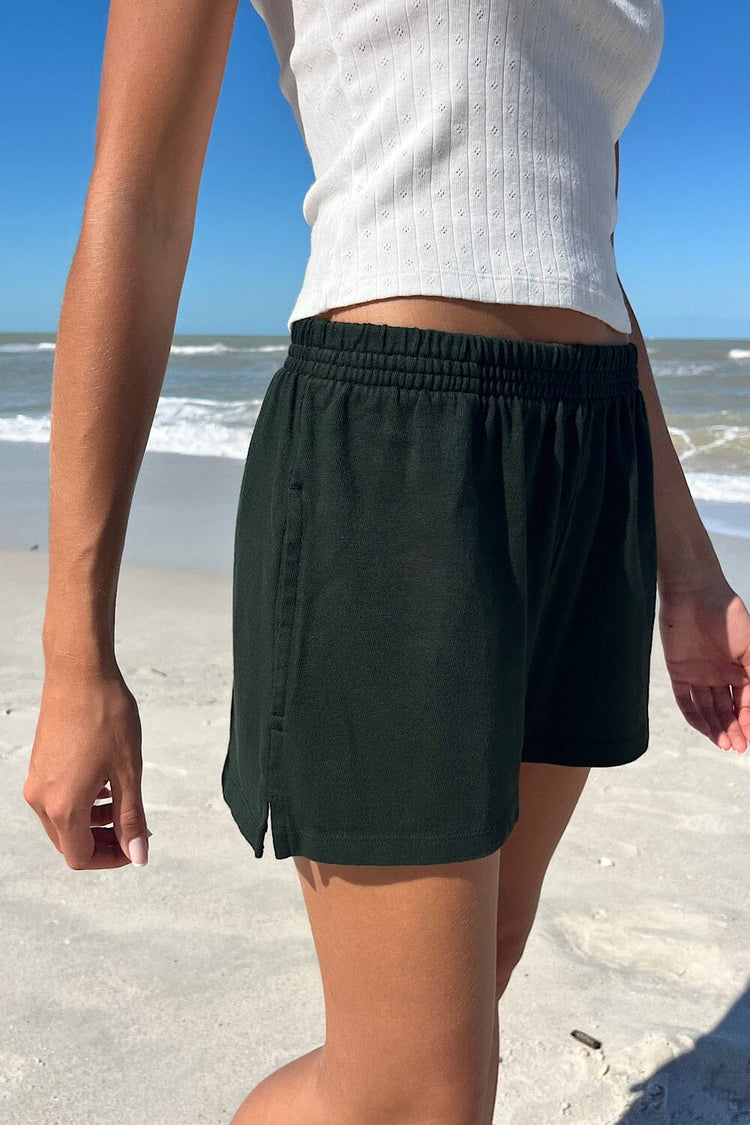 Rosa Sweatshorts | Dark Green / S