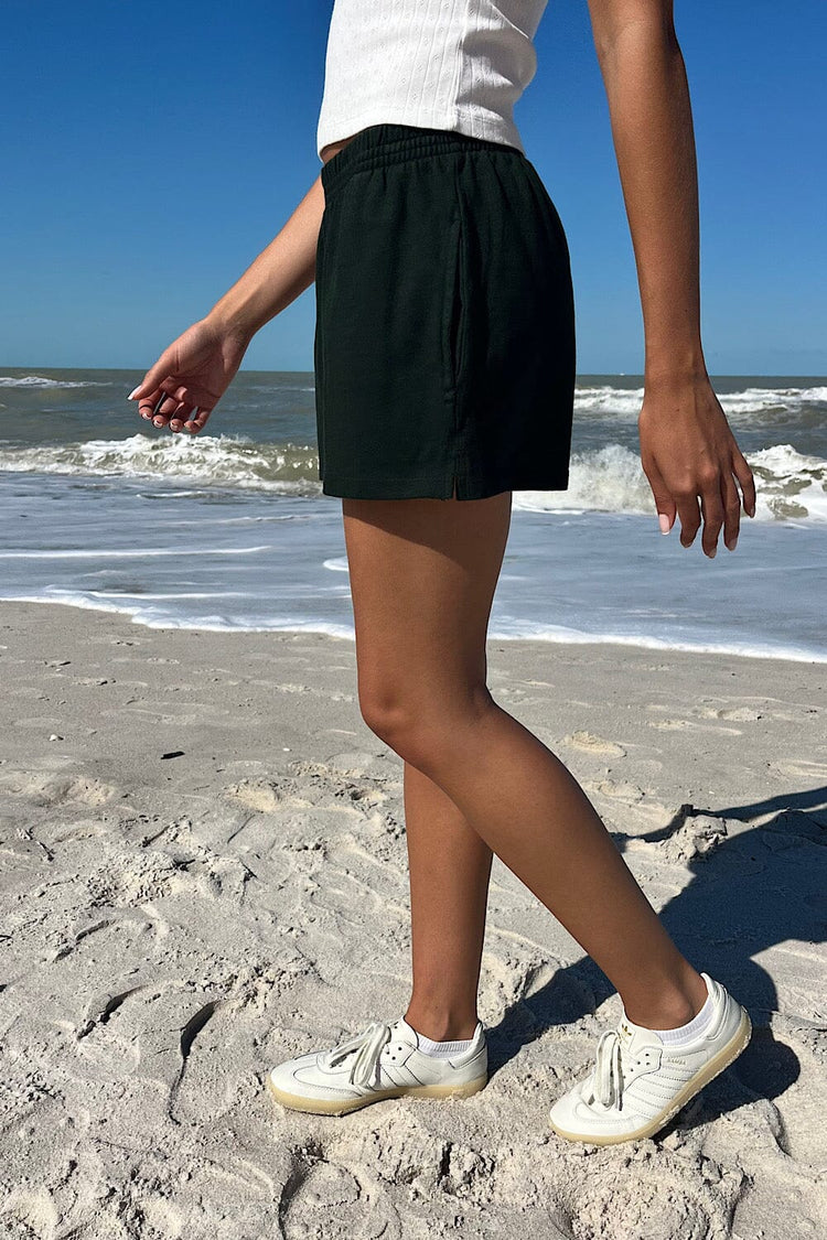Rosa Sweatshorts | Dark Green / S