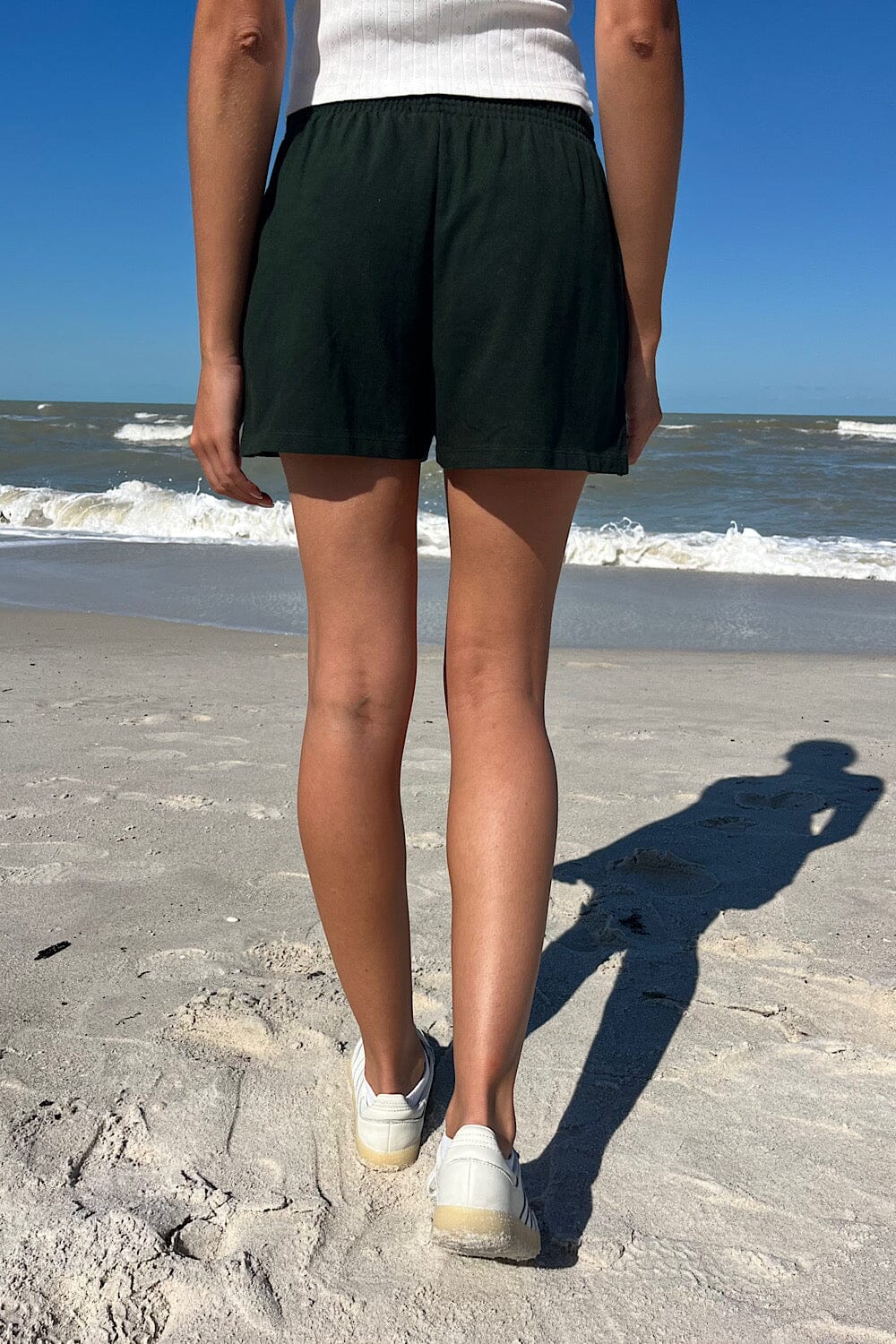 Rosa Sweatshorts | Dark Green / S