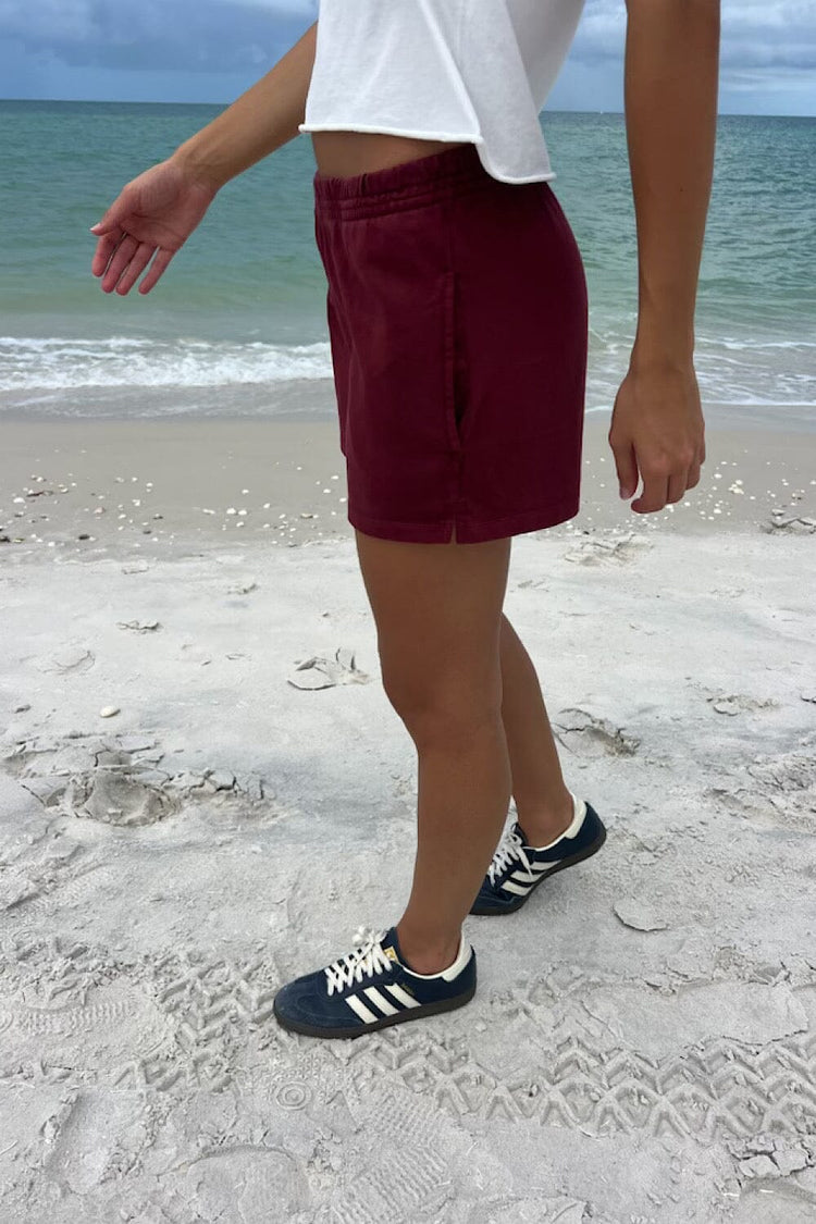 Rosa Sweatshorts | Burgundy / S