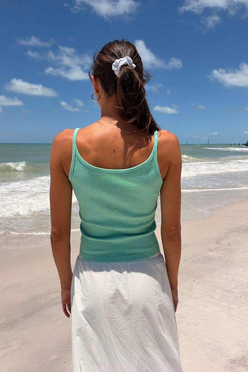 Beyonca Tank Top | Seafoam Teal / XS/S