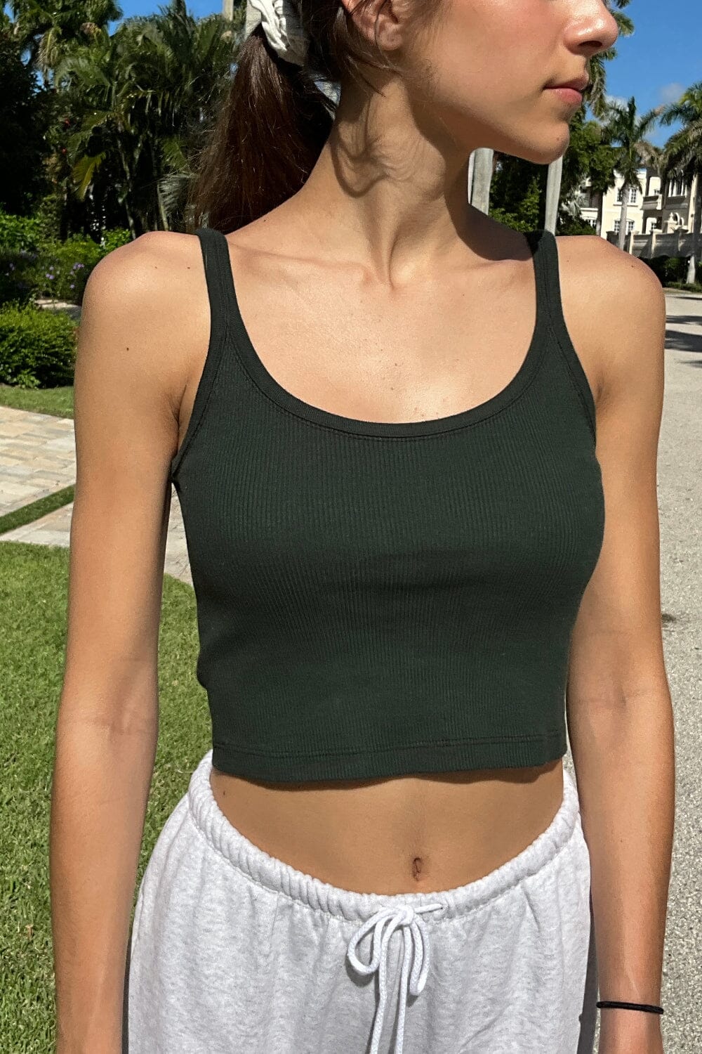 Dark Green / Cropped Fit
