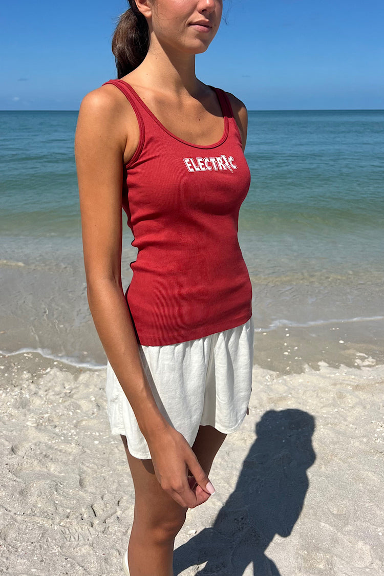 Beyonca Electric Tank | Red / XS/S