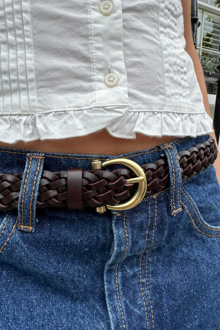 Braided Belt | Brown