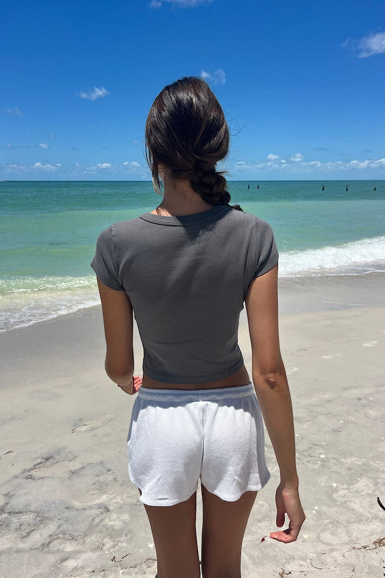 Ashlyn Crop Top | Dark Grey / XS/S