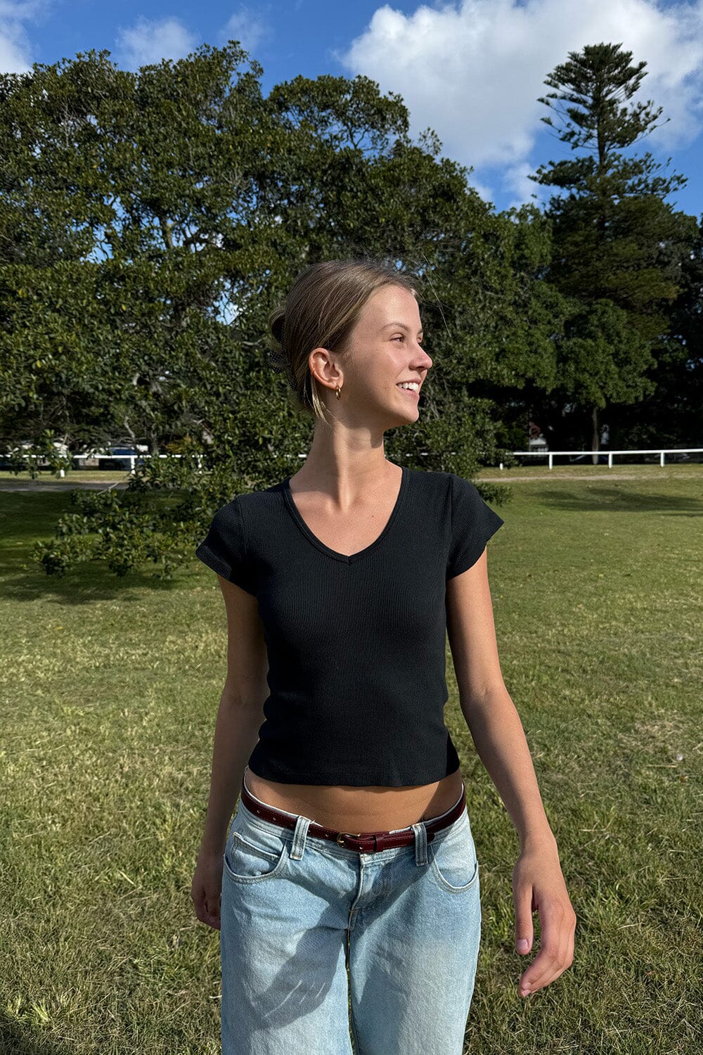 Ashlyn Top | Black / XS/S