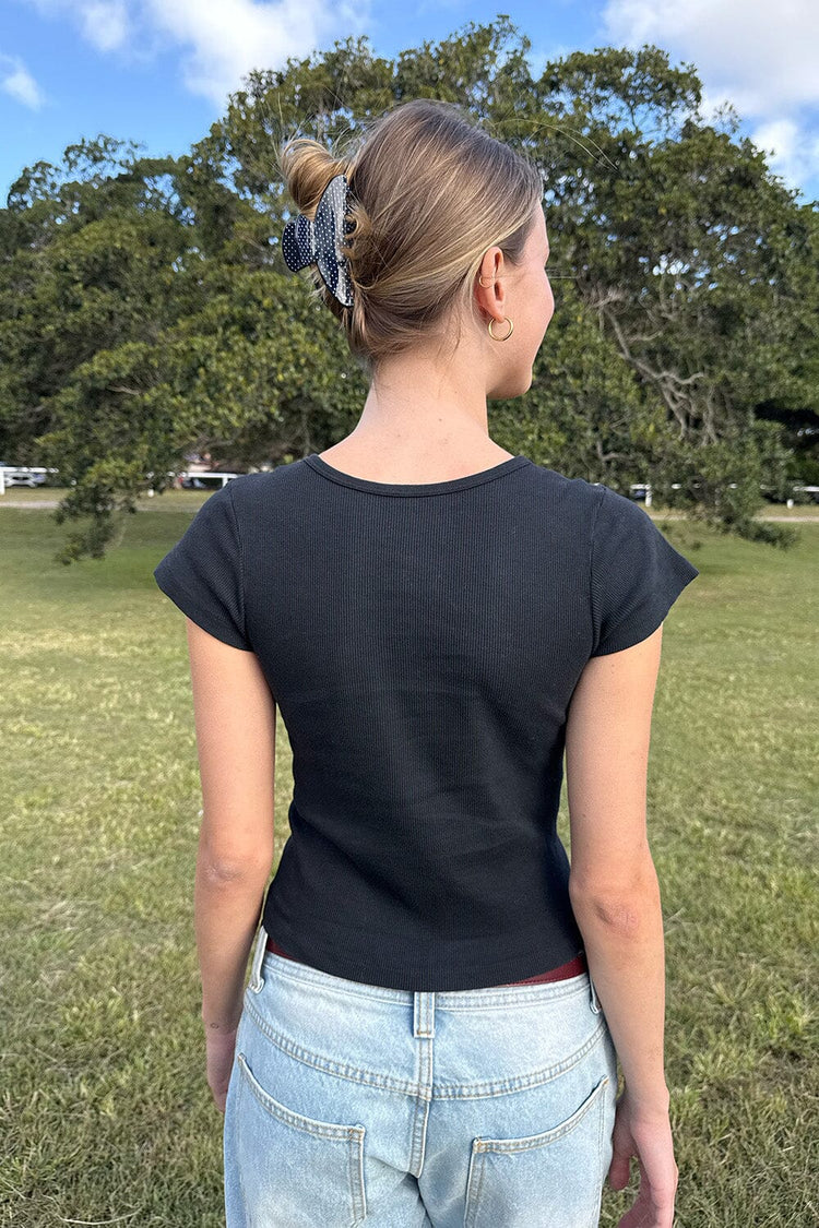 Ashlyn Top | Black / XS/S