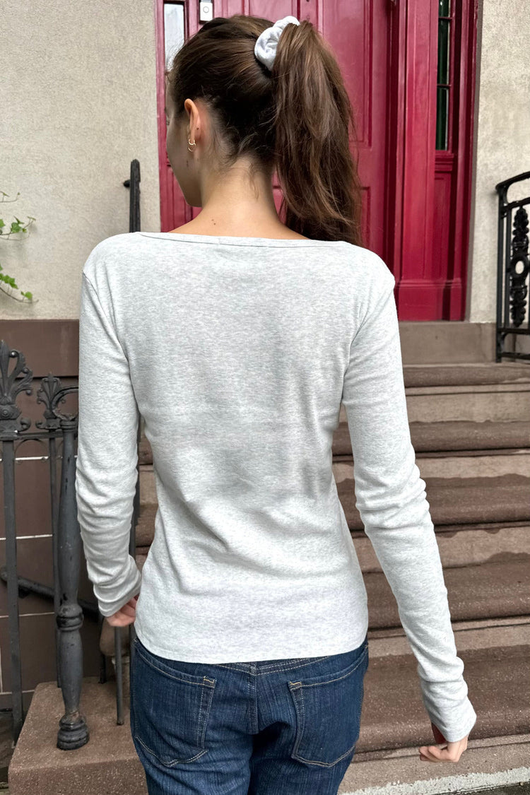 Josephine Top | Light Grey / XS/S