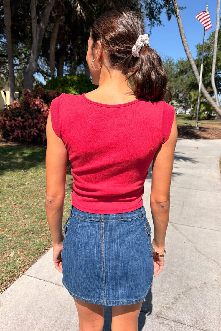 Itzel Top | Viva Magenta / XS/S