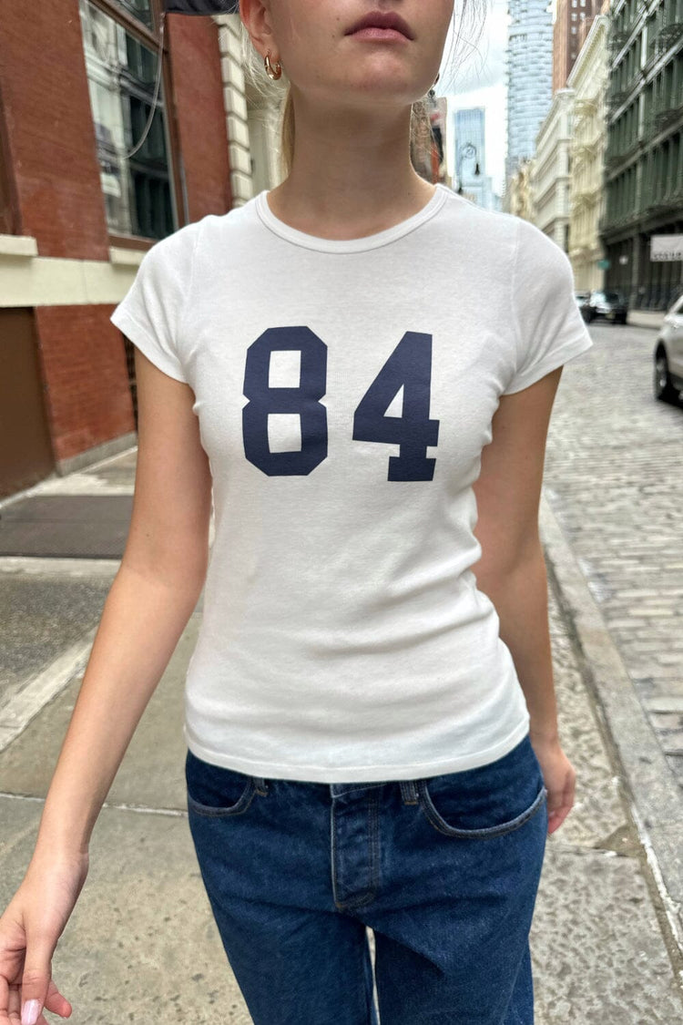 HaiIie 84 Top | White / Regular Fit