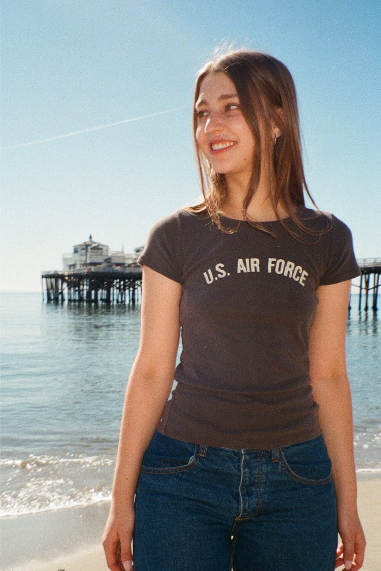 Chloe U.S Top | Faded Black / XS/S