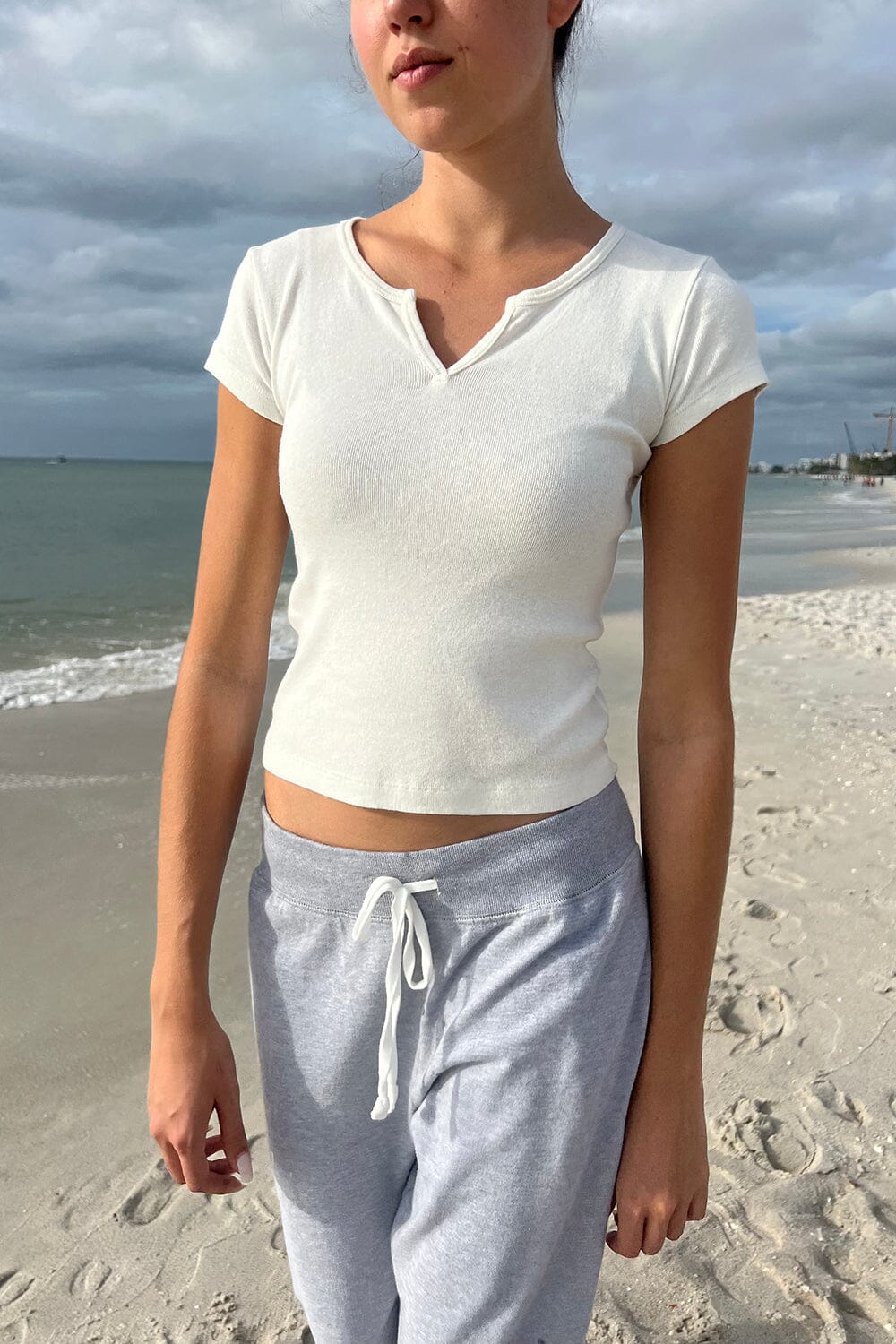 Natural White / Cropped Fit