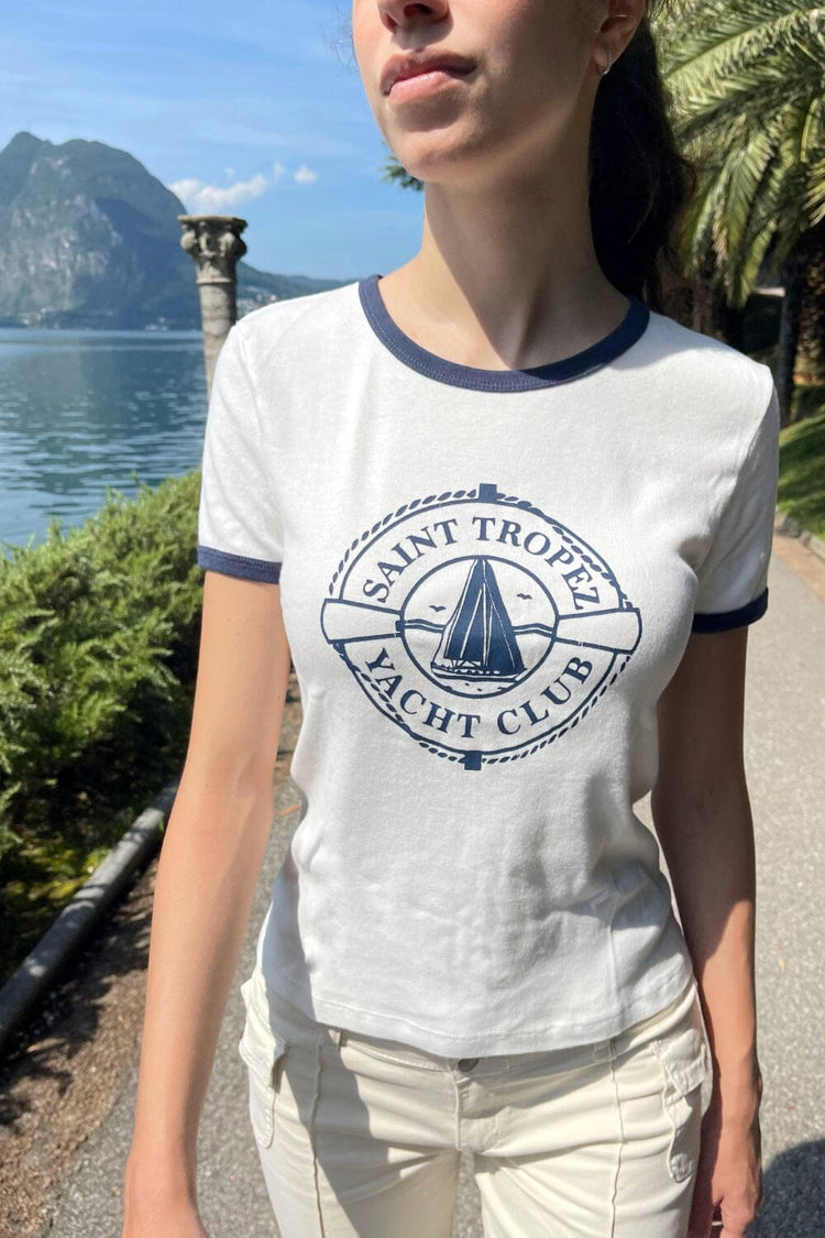 Saint Tropez Yacht Club Top | White / S