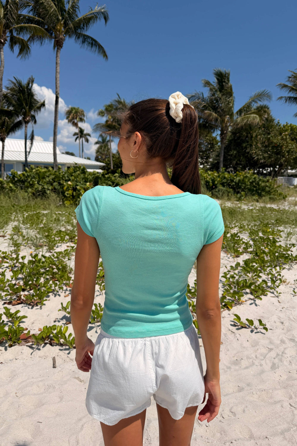 Hailie Top | Aquamarine / XS/S