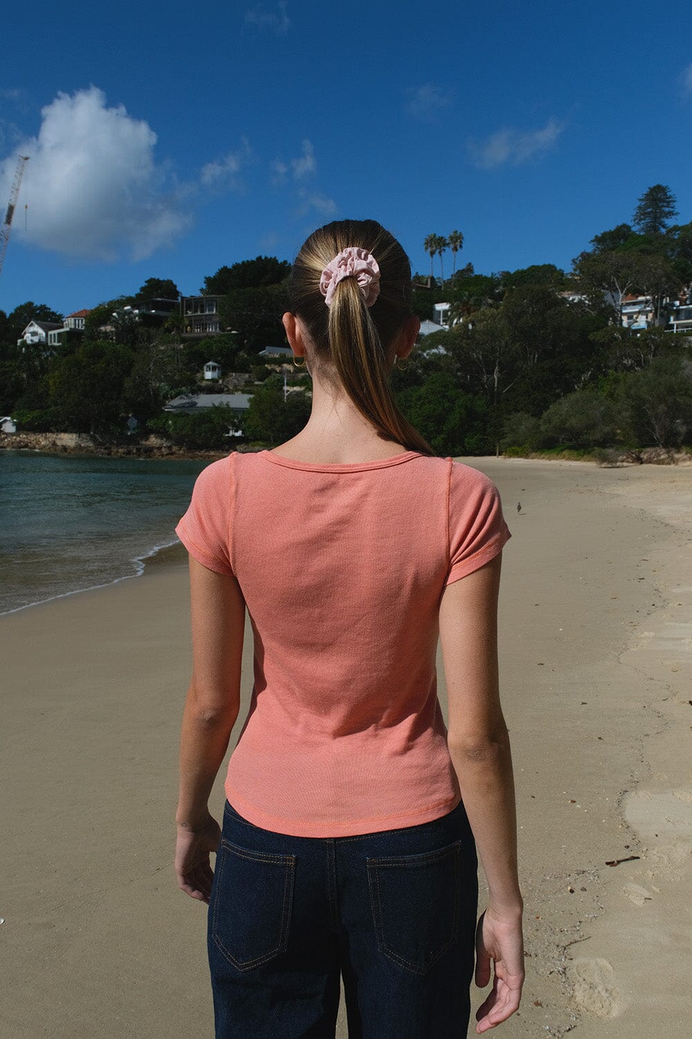 Hailie Top | Rosa Coral / XS/S