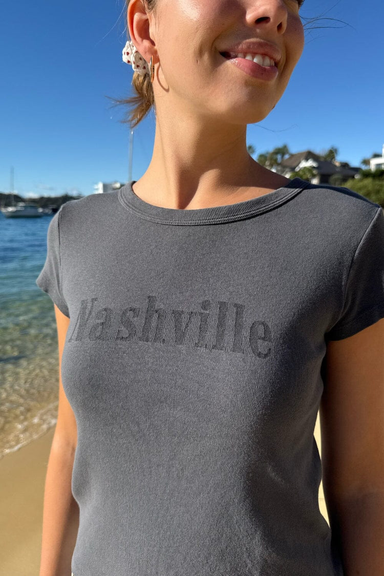 Hailie Nashville Top | Faded Black / XS/S