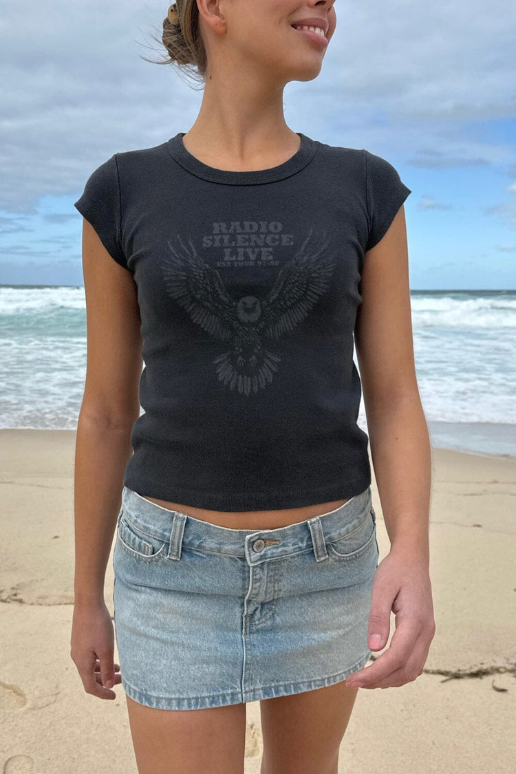 Hailie Radio Silence Live Top | Black / XS/S