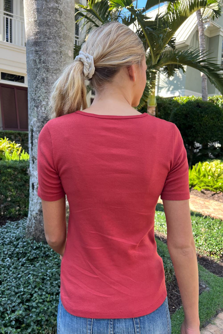 Ashlyn Top | Red / S