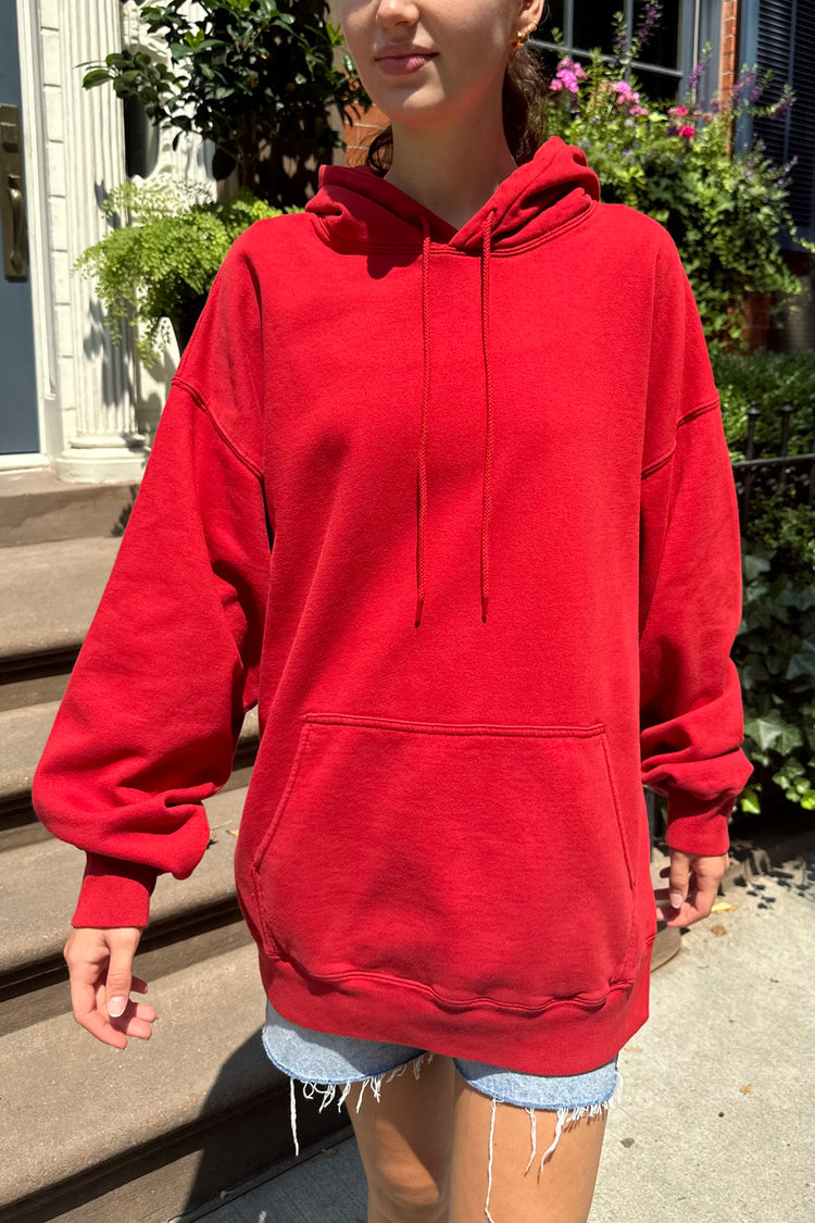 Christy Hoodie | Red / Oversized Fit