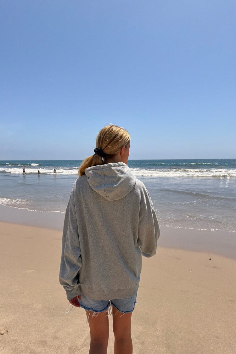 Christy New York Hoodie | Heather Grey / Oversized Fit