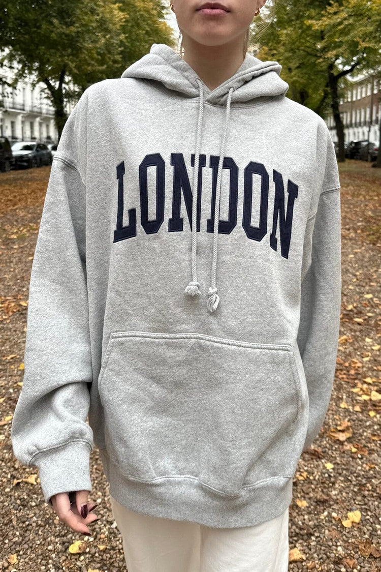 Christy London Hoodie | Light Heather Grey / Oversized