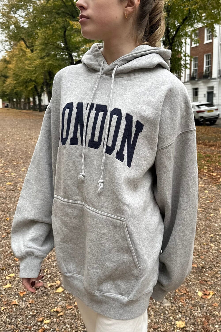 Christy London Hoodie | Light Heather Grey / Oversized