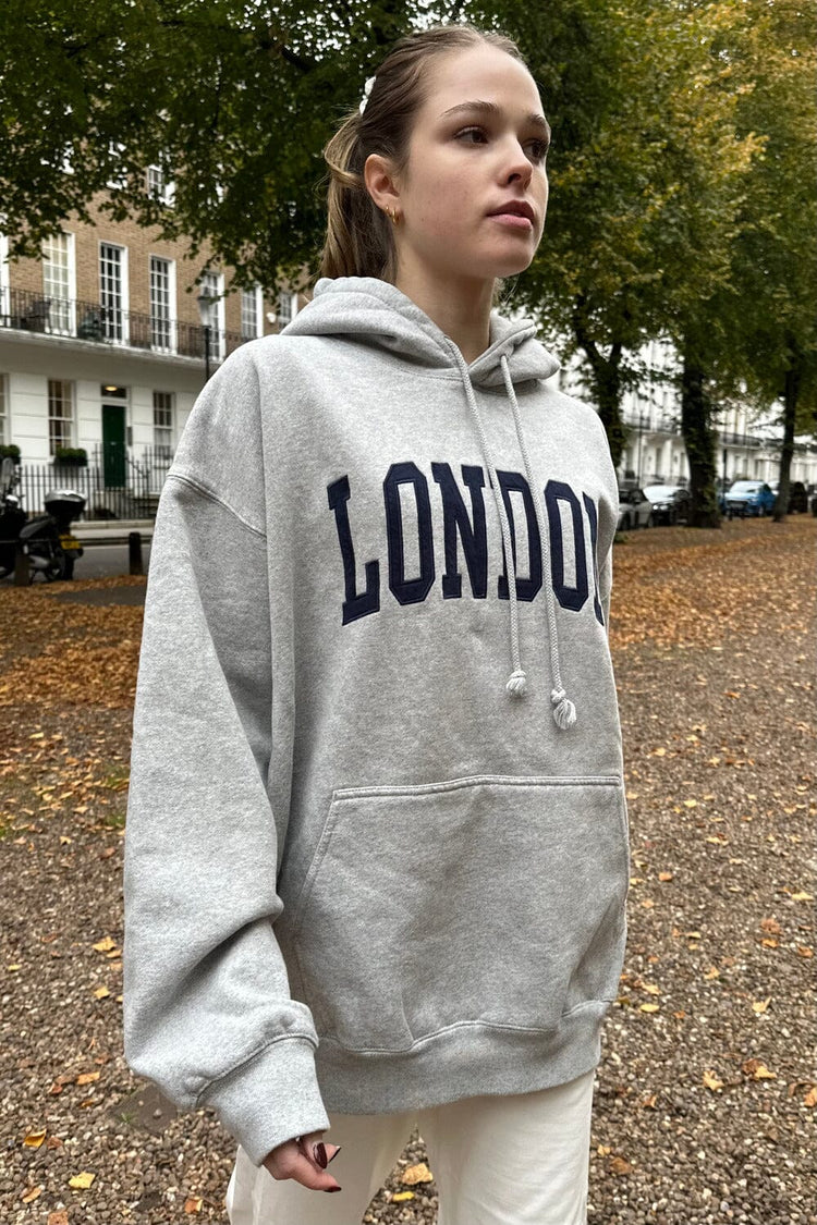 Christy London Hoodie | Light Heather Grey / Oversized