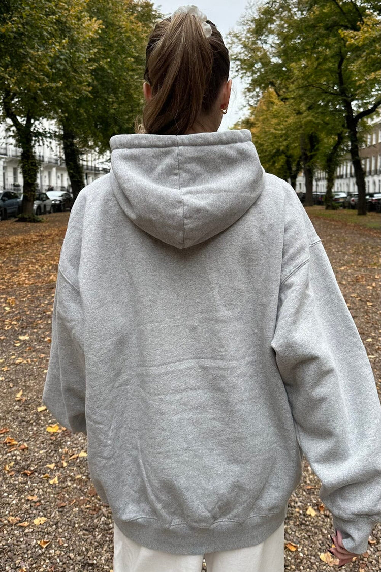 Christy London Hoodie | Light Heather Grey / Oversized