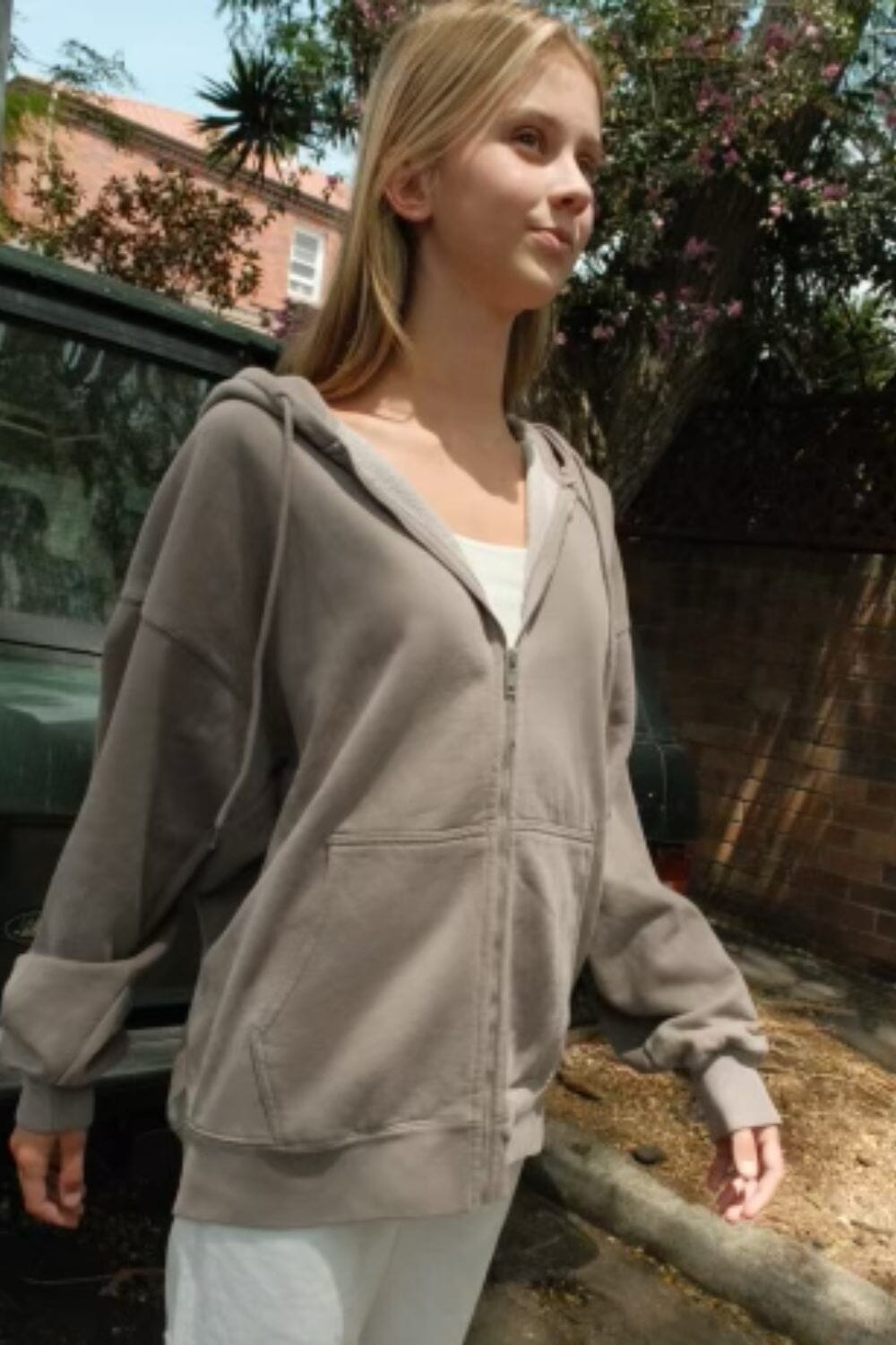 Christy Hoodie | Light Charcoal Grey / Oversized Fit