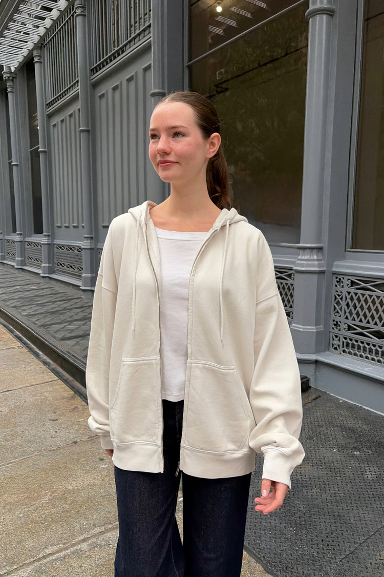 Christy Hoodie | Cement / Oversized Fit