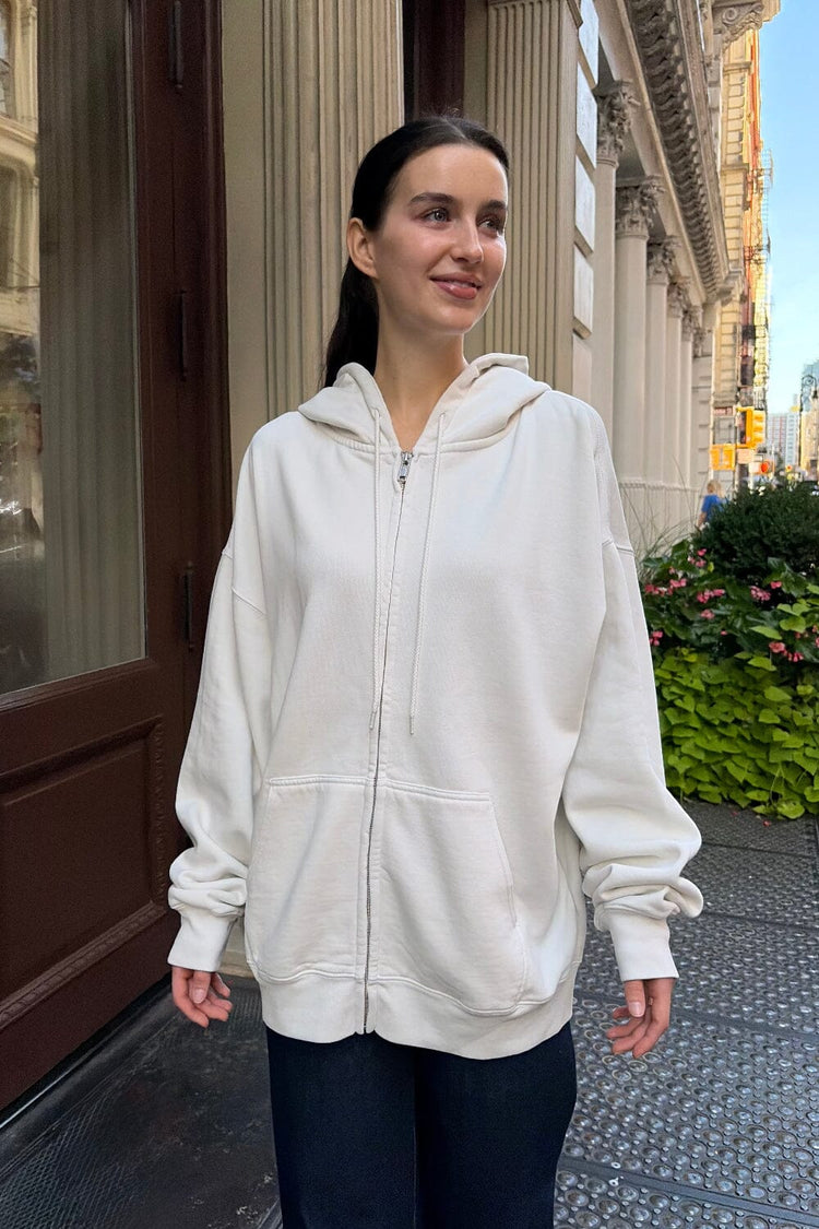Christy Hoodie | Cement / Oversized Fit