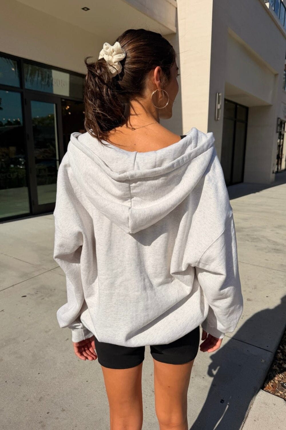 Christy Hoodie | Light Silver / Oversized Fit