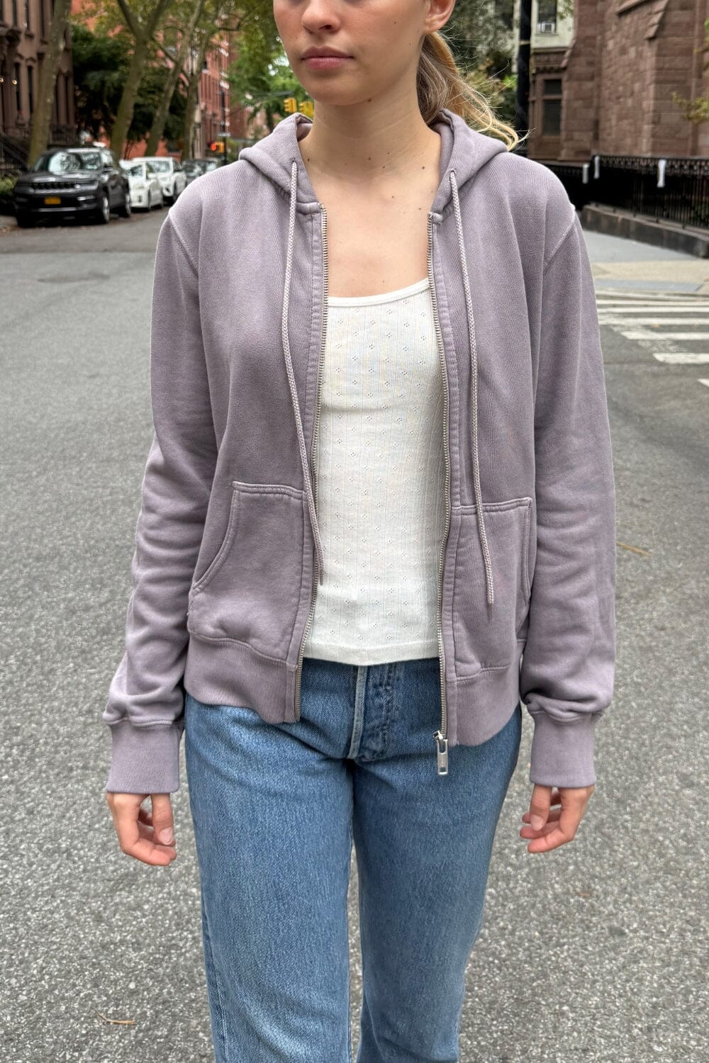 Christy Hoodie | Dusty Purple / Regular Fit