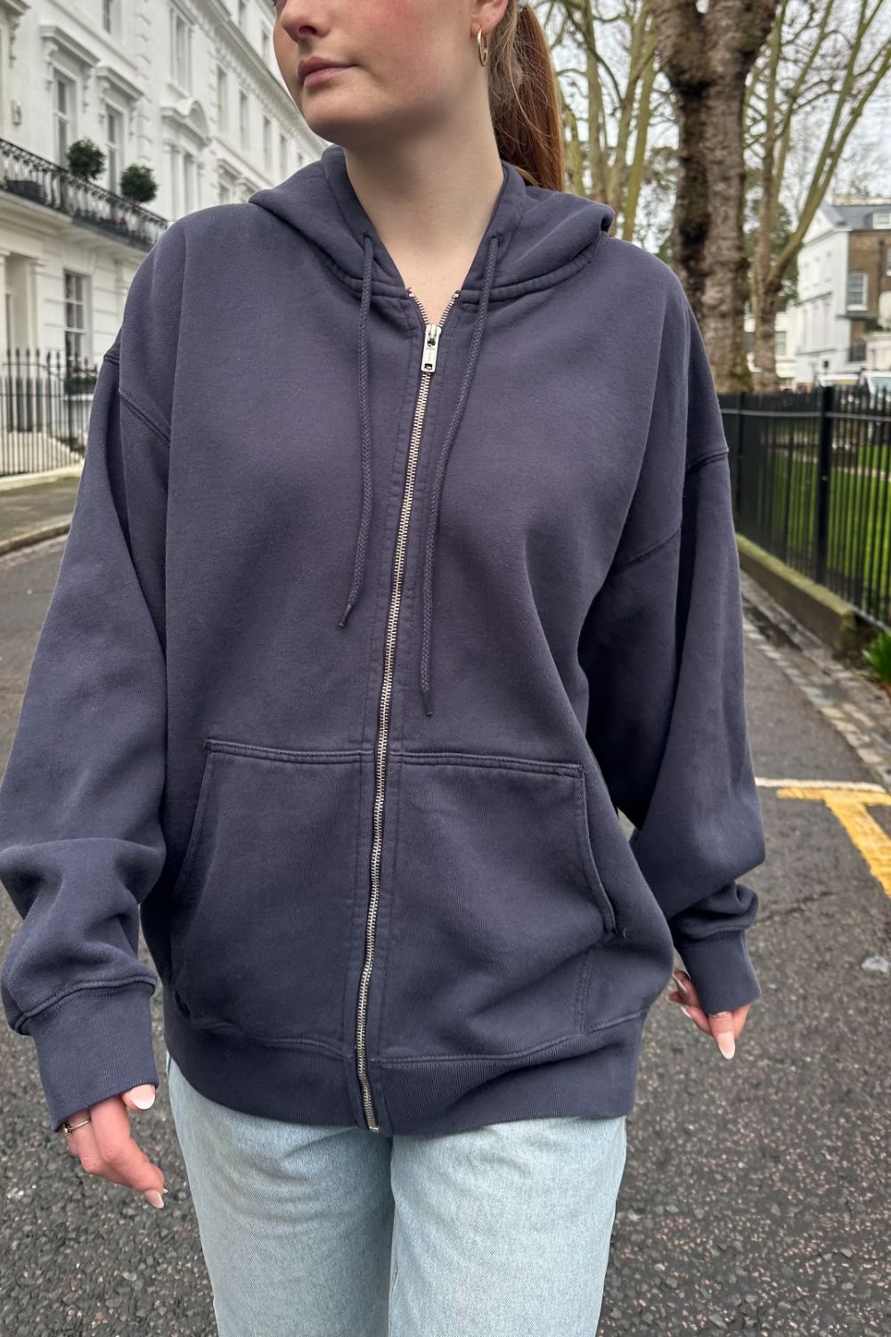 Faded Navy Blue / Oversized Fit