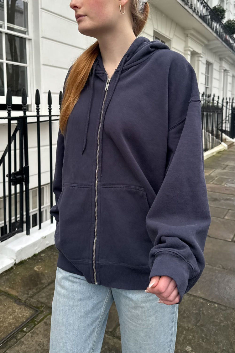 Christy Hoodie | Faded Navy Blue / Oversized Fit