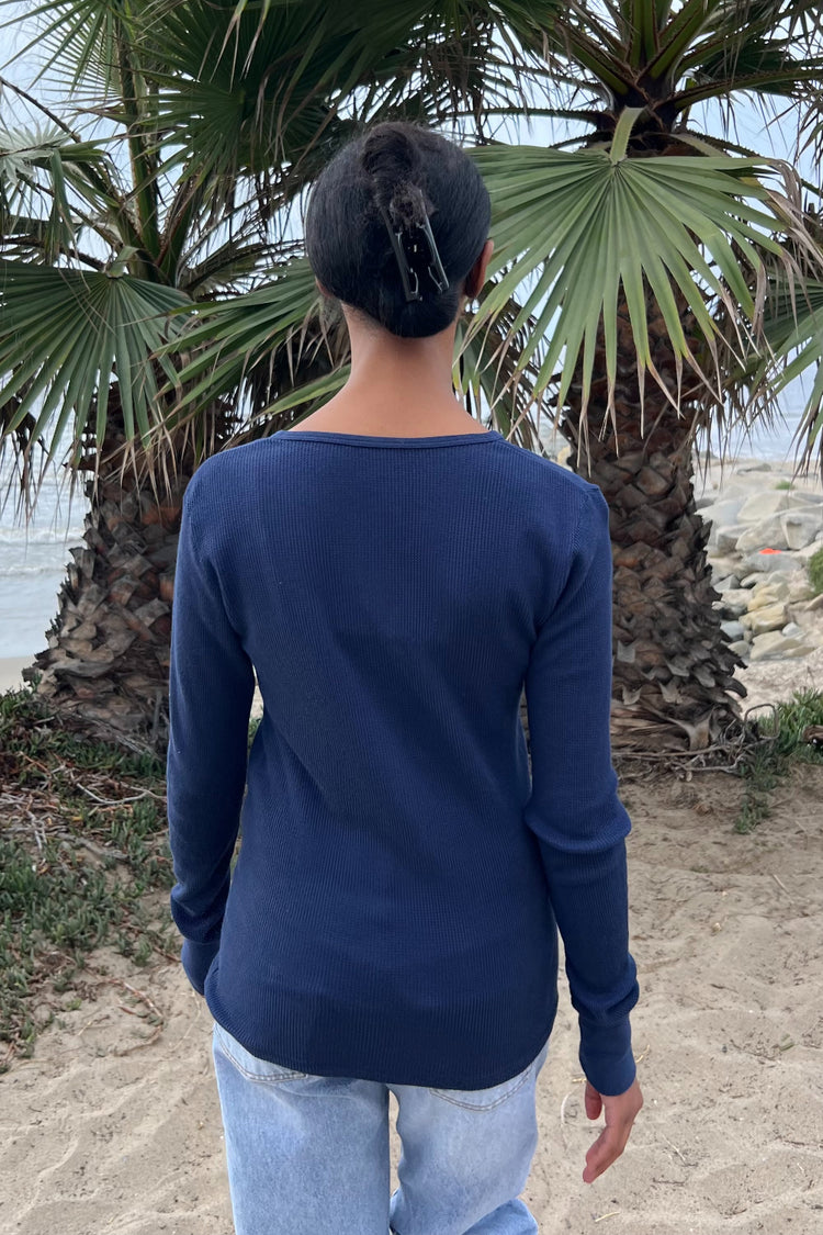 Ahern Thermal Top | Navy Blue / Regular Fit