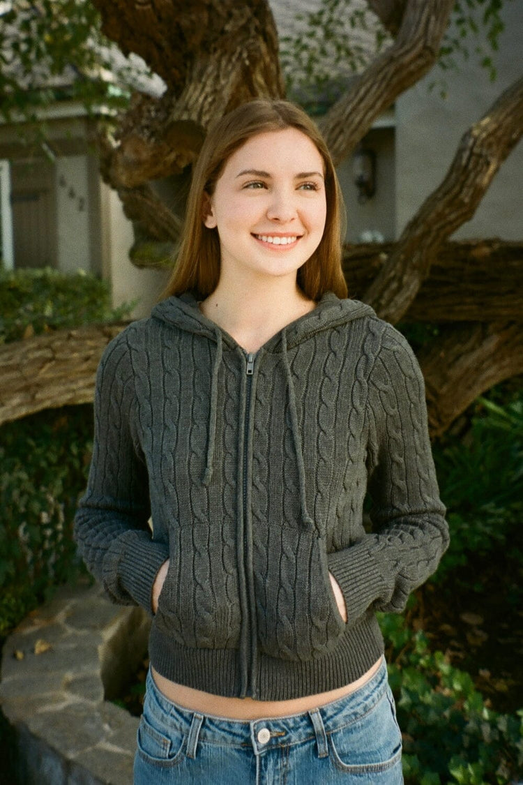 Alana Wool Sweater | Charcoal / XS/S