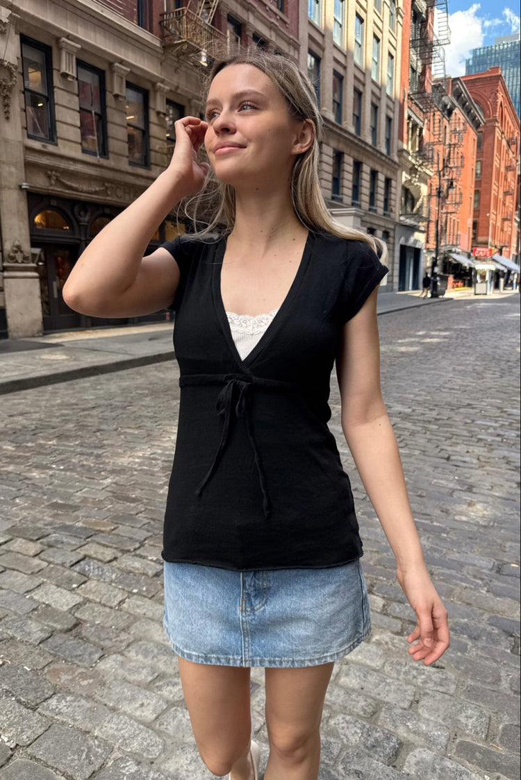 Philippa Tops | Black / XS/S