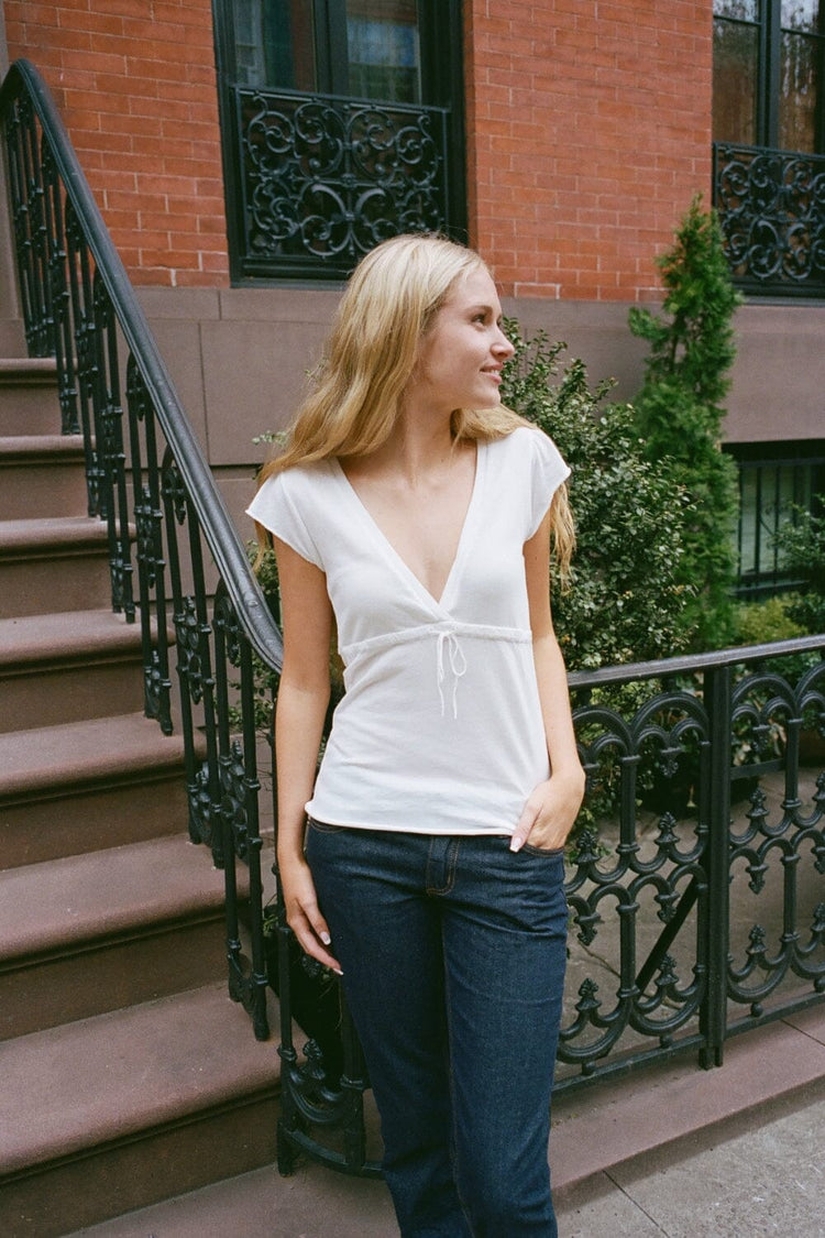 Philippa Tops | White / XS/S